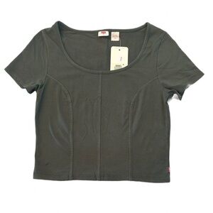 Levi’s corset T-shirt Green NWT Size Medium
